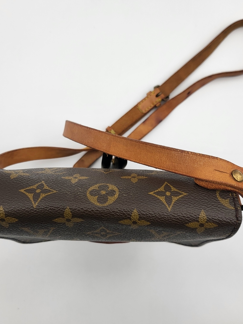 Louis Vuitton Monogram Cartouchiere PM Crossbody Bag, Authentic. France 1989.. - Picture 16 of 16